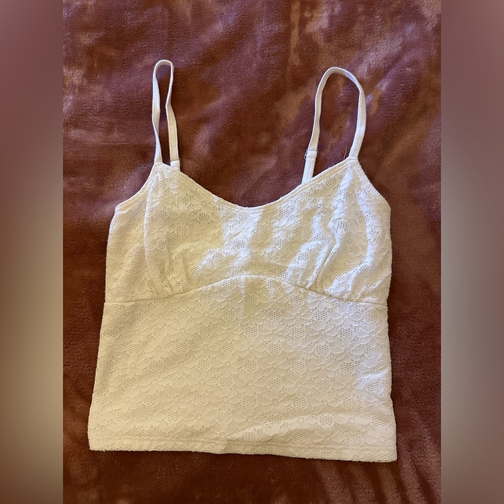Floral Crop Tank Top